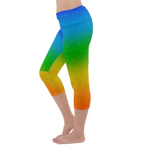 Capri Yoga Leggings Back