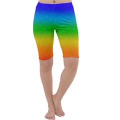 Rainbow Mythical Silkens Cropped Leggings - Cropped Leggings 