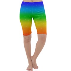 Rainbow Mythical Silkens Cropped Leggings - Cropped Leggings 