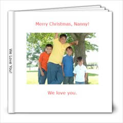 xmas book gift 4 nanny - 8x8 Photo Book (20 pages)