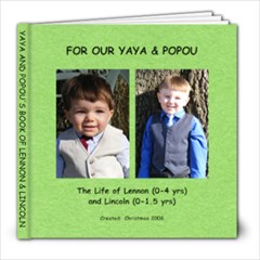 Yaya & Popou s Book - 8x8 Photo Book (30 pages)