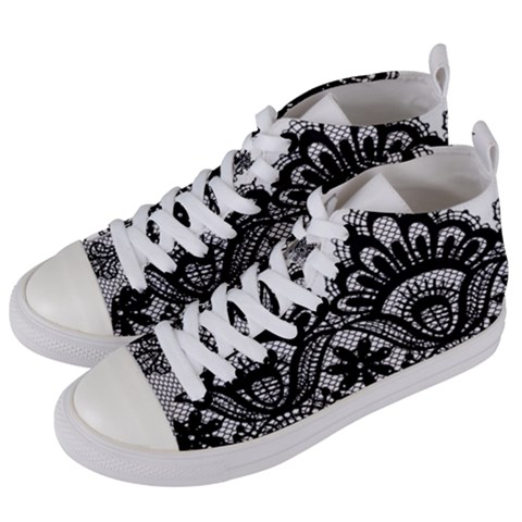 Women s Mid-Top Canvas Sneakers 