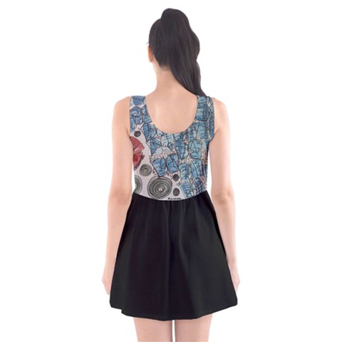 Scoop Neck Skater Dress 