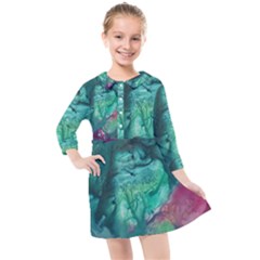 kids quarter sleeve shirt dress - Kids  Quarter Sleeve Shirt Dress