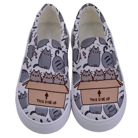 Kids  Canvas Slip Ons 