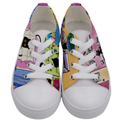 Kids  Low Top Canvas Sneakers