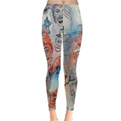 Blue Cats Leggings - Everyday Leggings 