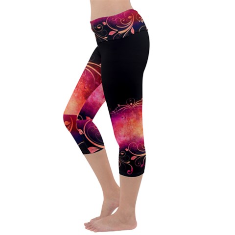 Capri Yoga Leggings Back