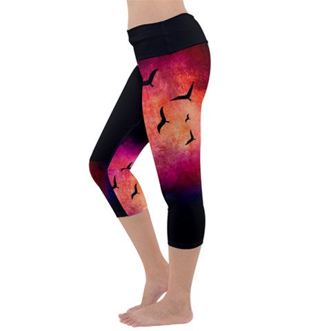 Capri Yoga Leggings Back