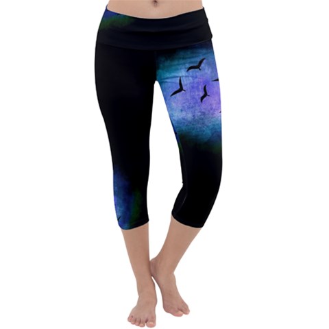 Capri Yoga Leggings Front