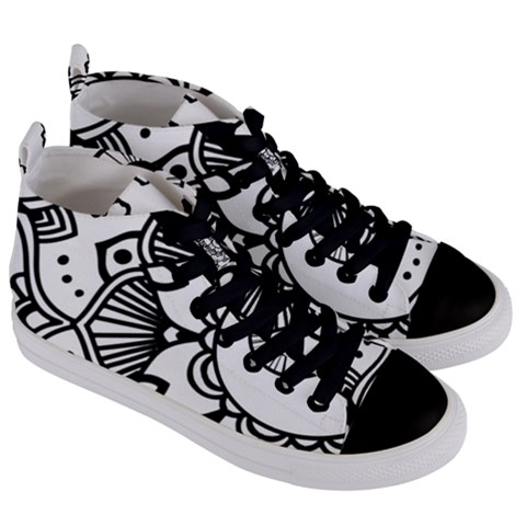 Women s Mid-Top Canvas Sneakers 