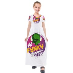 Kids  Short Sleeve Maxi Dress