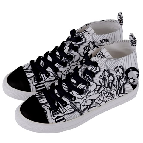 Women s Mid-Top Canvas Sneakers 