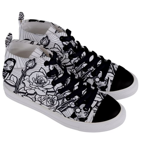 Women s Mid-Top Canvas Sneakers 