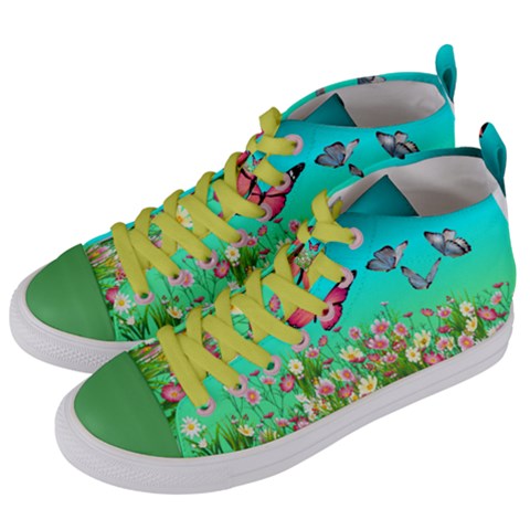 Women s Mid-Top Canvas Sneakers 