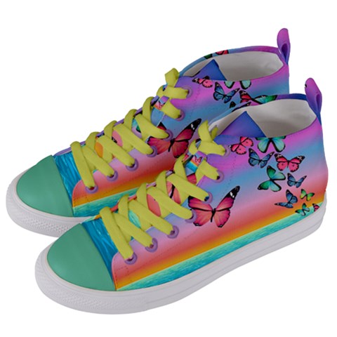 Women s Mid-Top Canvas Sneakers 