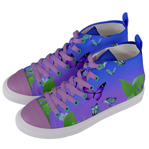 Women s Mid-Top Canvas Sneakers 