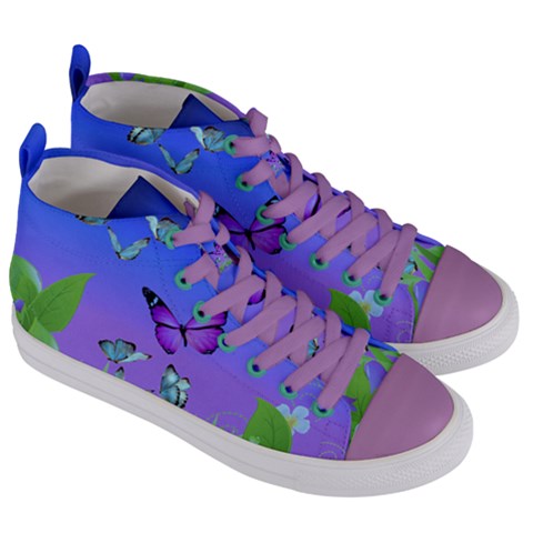 Women s Mid-Top Canvas Sneakers 