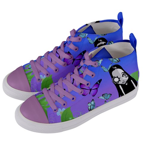 Women s Mid-Top Canvas Sneakers 