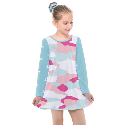 Kids  Long Sleeve Dress 