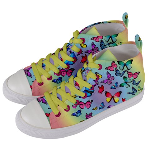 Women s Mid-Top Canvas Sneakers 
