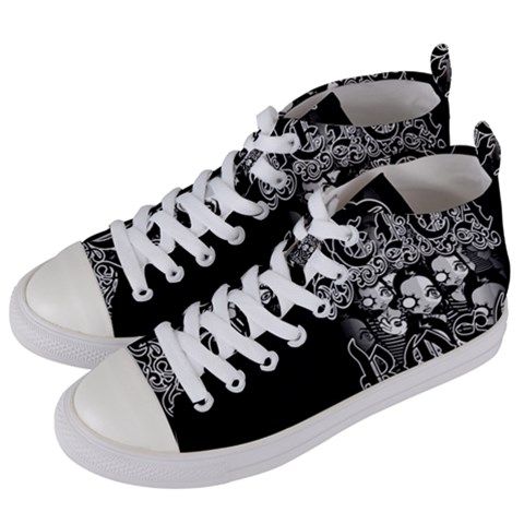 Women s Mid-Top Canvas Sneakers 