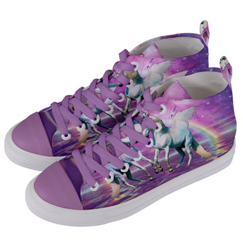 Women s Mid-Top Canvas Sneakers 