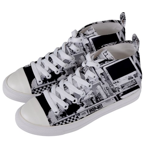 Women s Mid-Top Canvas Sneakers 