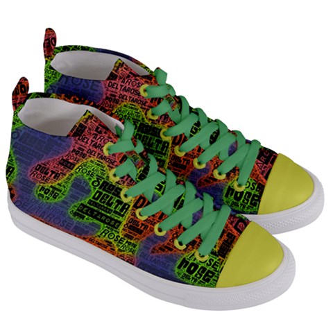 Women s Mid-Top Canvas Sneakers 