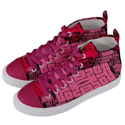 Women s Mid-Top Canvas Sneakers 
