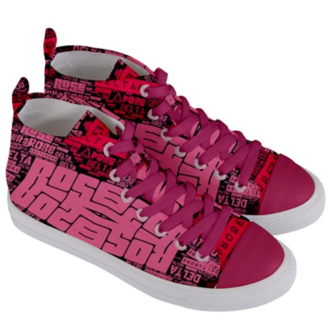 Women s Mid-Top Canvas Sneakers 