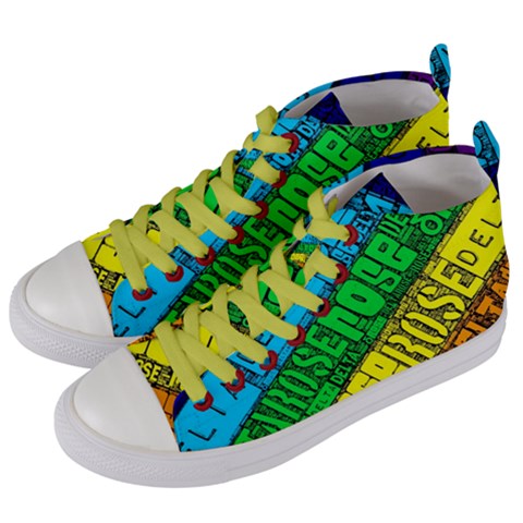 Women s Mid-Top Canvas Sneakers 