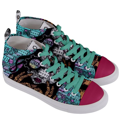 Women s Mid-Top Canvas Sneakers 