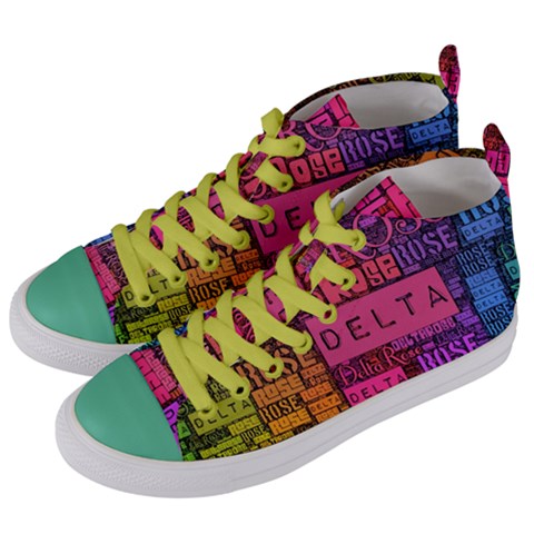 Women s Mid-Top Canvas Sneakers 