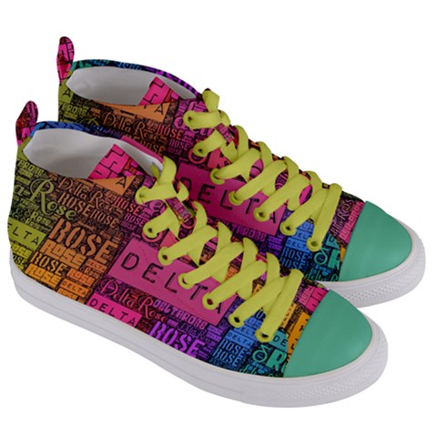 Women s Mid-Top Canvas Sneakers 