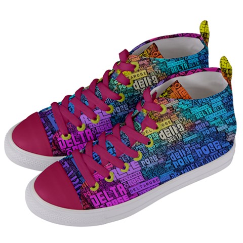 Women s Mid-Top Canvas Sneakers 