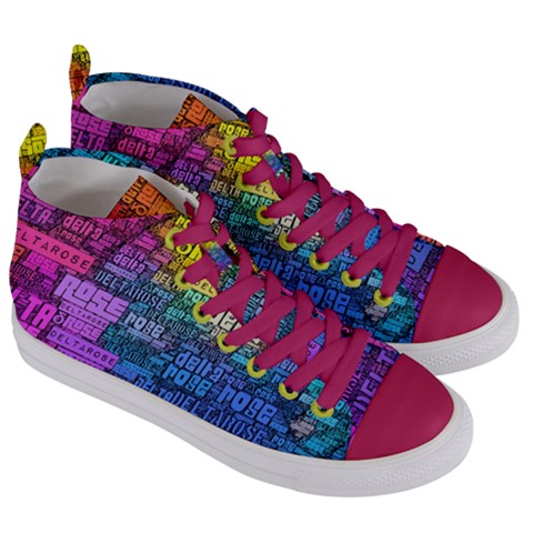 Women s Mid-Top Canvas Sneakers 