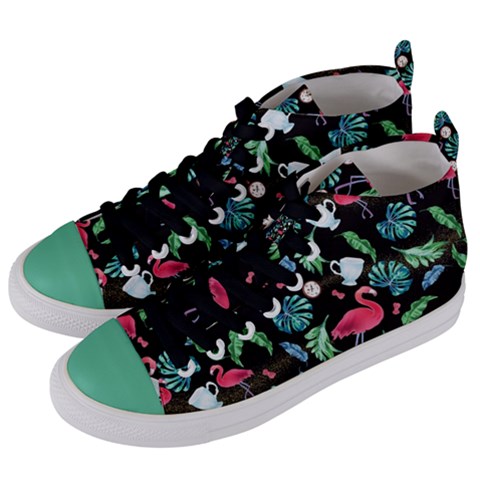 Women s Mid-Top Canvas Sneakers 