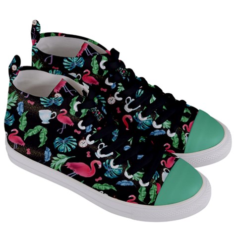 Women s Mid-Top Canvas Sneakers 