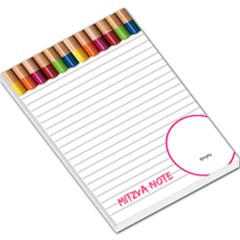 Mitzva Note - isser - Large Memo Pads