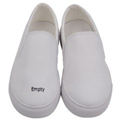 Wedding - Groom with balloon - Men s Canvas Slip Ons