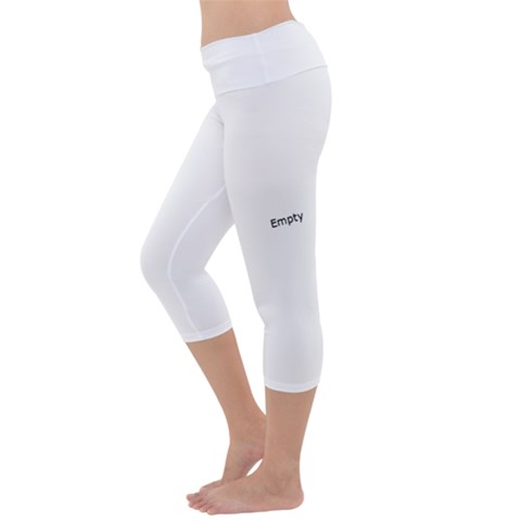 Capri Yoga Leggings Back