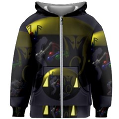 Kids  Zipper Hoodie Without Drawstring