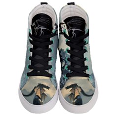 Skyrim1 - Women s Hi-Top Skate Sneakers