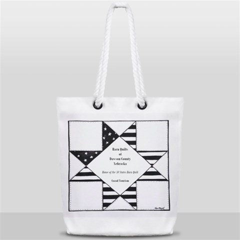 Full Print Rope Handle Tote (Small) 