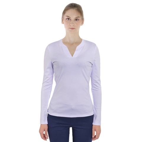 V-Neck Long Sleeve Top 