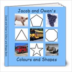 Jacob and Owen s Colour and Shape Book - 8x8 Photo Book (20 pages)