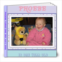 PHOEBE TURNS ONE - 8x8 Photo Book (20 pages)