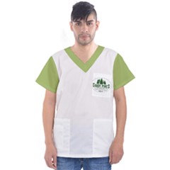 Men s V-Neck Scrub Top