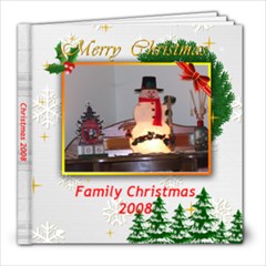 Family Christmas 2008 - 8x8 Photo Book (20 pages)